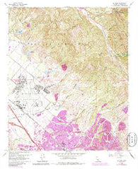 El Toro California Historical topographic map, 1:24000 scale, 7.5 X 7.5 Minute, Year 1968