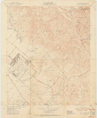 El Toro California Historical topographic map, 1:24000 scale, 7.5 X 7.5 Minute, Year 1950