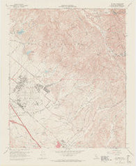 El Toro California Historical topographic map, 1:24000 scale, 7.5 X 7.5 Minute, Year 1968
