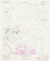 El Toro California Historical topographic map, 1:24000 scale, 7.5 X 7.5 Minute, Year 1968