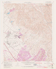 El Toro California Historical topographic map, 1:24000 scale, 7.5 X 7.5 Minute, Year 1968