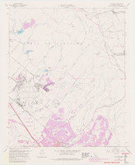 El Toro California Historical topographic map, 1:24000 scale, 7.5 X 7.5 Minute, Year 1968