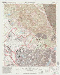 El Toro California Historical topographic map, 1:24000 scale, 7.5 X 7.5 Minute, Year 1997