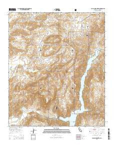 El Cajon Mountain California Current topographic map, 1:24000 scale, 7.5 X 7.5 Minute, Year 2015