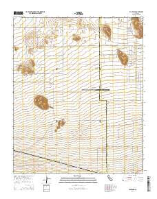 El Mirage California Current topographic map, 1:24000 scale, 7.5 X 7.5 Minute, Year 2015