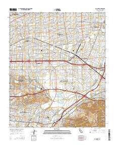 El Monte California Current topographic map, 1:24000 scale, 7.5 X 7.5 Minute, Year 2015