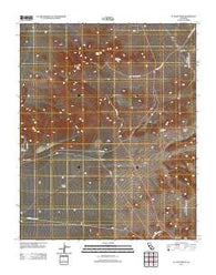 El Paso Peaks California Historical topographic map, 1:24000 scale, 7.5 X 7.5 Minute, Year 2012