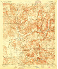 Elcajon California Historical topographic map, 1:62500 scale, 15 X 15 Minute, Year 1903