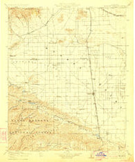Elizabeth Lake California Historical topographic map, 1:125000 scale, 30 X 30 Minute, Year 1917