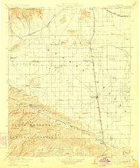 Elizabeth Lake California Historical topographic map, 1:125000 scale, 30 X 30 Minute, Year 1917