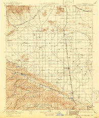 Elizabeth Lake California Historical topographic map, 1:125000 scale, 30 X 30 Minute, Year 1917