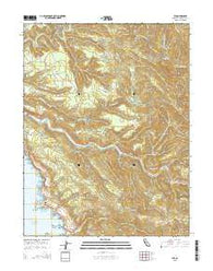 Elk California Current topographic map, 1:24000 scale, 7.5 X 7.5 Minute, Year 2015