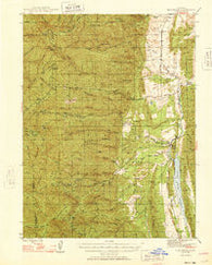 Elk Creek California Historical topographic map, 1:62500 scale, 15 X 15 Minute, Year 1948