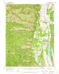 Elk Creek California Historical topographic map, 1:62500 scale, 15 X 15 Minute, Year 1957