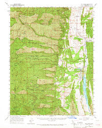 Elk Creek California Historical topographic map, 1:62500 scale, 15 X 15 Minute, Year 1957
