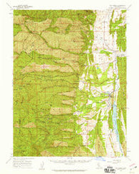 Elk Creek California Historical topographic map, 1:62500 scale, 15 X 15 Minute, Year 1957