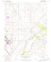 Elk Grove California Historical topographic map, 1:24000 scale, 7.5 X 7.5 Minute, Year 1968
