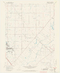 Elk Grove California Historical topographic map, 1:24000 scale, 7.5 X 7.5 Minute, Year 1968