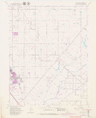 Elk Grove California Historical topographic map, 1:24000 scale, 7.5 X 7.5 Minute, Year 1968
