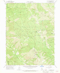 Elk Mountain California Historical topographic map, 1:24000 scale, 7.5 X 7.5 Minute, Year 1967
