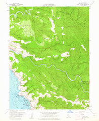 Elk California Historical topographic map, 1:24000 scale, 7.5 X 7.5 Minute, Year 1960