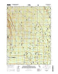Elk Spring California Current topographic map, 1:24000 scale, 7.5 X 7.5 Minute, Year 2015