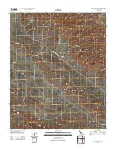 Elkhorn Hills California Historical topographic map, 1:24000 scale, 7.5 X 7.5 Minute, Year 2012