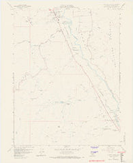 Elledge Peak California Historical topographic map, 1:24000 scale, 7.5 X 7.5 Minute, Year 1958