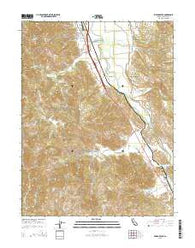 Elledge Peak California Current topographic map, 1:24000 scale, 7.5 X 7.5 Minute, Year 2015