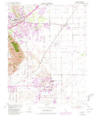 Elmira California Historical topographic map, 1:24000 scale, 7.5 X 7.5 Minute, Year 1953