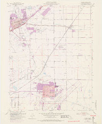Elmira California Historical topographic map, 1:24000 scale, 7.5 X 7.5 Minute, Year 1953