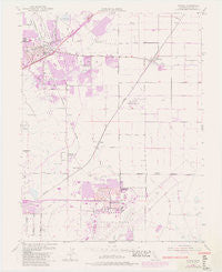 Elmira California Historical topographic map, 1:24000 scale, 7.5 X 7.5 Minute, Year 1953