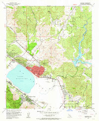 Elsinore California Historical topographic map, 1:24000 scale, 7.5 X 7.5 Minute, Year 1953