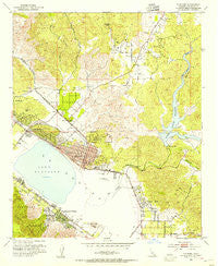 Elsinore California Historical topographic map, 1:24000 scale, 7.5 X 7.5 Minute, Year 1953
