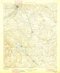 Elsinore California Historical topographic map, 1:125000 scale, 30 X 30 Minute, Year 1901