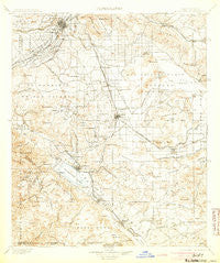 Elsinore California Historical topographic map, 1:125000 scale, 30 X 30 Minute, Year 1901