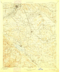 Elsinore California Historical topographic map, 1:125000 scale, 30 X 30 Minute, Year 1901