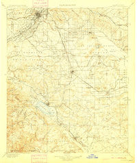 Elsinore California Historical topographic map, 1:125000 scale, 30 X 30 Minute, Year 1901