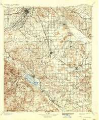 Elsinore California Historical topographic map, 1:125000 scale, 30 X 30 Minute, Year 1901
