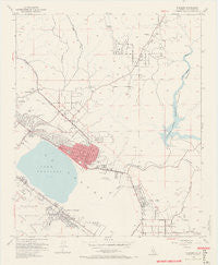 Elsinore California Historical topographic map, 1:24000 scale, 7.5 X 7.5 Minute, Year 1953