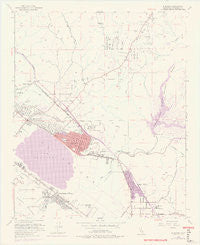 Elsinore California Historical topographic map, 1:24000 scale, 7.5 X 7.5 Minute, Year 1953