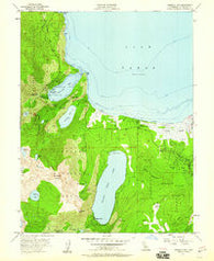 Emerald Bay California Historical topographic map, 1:24000 scale, 7.5 X 7.5 Minute, Year 1955
