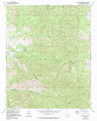 Emerald Mountain California Historical topographic map, 1:24000 scale, 7.5 X 7.5 Minute, Year 1972
