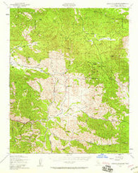 Emerald Mtn California Historical topographic map, 1:62500 scale, 15 X 15 Minute, Year 1943