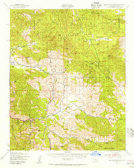 Emerald Mtn California Historical topographic map, 1:62500 scale, 15 X 15 Minute, Year 1943