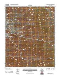 Emerald Mountain California Historical topographic map, 1:24000 scale, 7.5 X 7.5 Minute, Year 2012