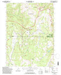 Emerson Peak California Historical topographic map, 1:24000 scale, 7.5 X 7.5 Minute, Year 1993