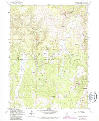 Emerson Peak California Historical topographic map, 1:24000 scale, 7.5 X 7.5 Minute, Year 1962