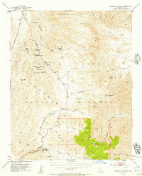 Emigrant Canyon California Historical topographic map, 1:62500 scale, 15 X 15 Minute, Year 1952