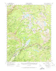 Emigrant Gap California Historical topographic map, 1:62500 scale, 15 X 15 Minute, Year 1955